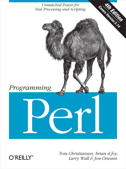Title details for Programming Perl by Tom Christiansen - Wait list